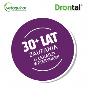 BAYER Drontal Dog Plus Flavour 35kg - tabletki na odrobaczanie dla psów do 70kg