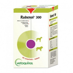 VETOQUINOL Rubenal 300mg - 60 tab. - wspomaganie funkcji nerek