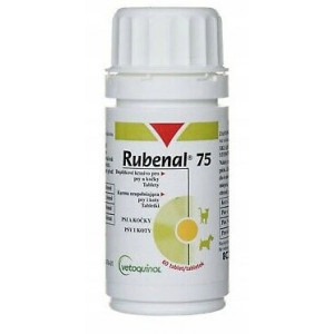 VETOQUINOL Rubenal 75 mg 60 tabl. - wspomaganie funkcji nerek