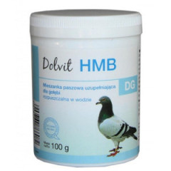 DOLFOS Dolvit HMB DG - Rozpuszczalny w wodzie preparat dla gołębi 100g