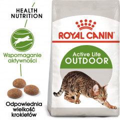 ROYAL CANIN Outdoor karma sucha dla kotów dorosłych, aktywnych i często wychodzących na zewnątrz