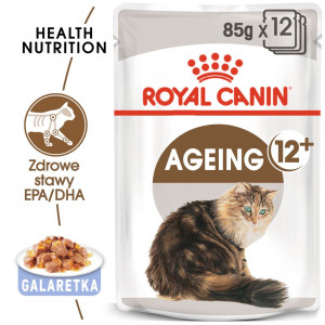 ROYAL CANIN Ageing +12 karma mokra w galaretce dla kotów dojrzałych