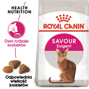 ROYAL CANIN Exigent Savour Sensation karma sucha dla kotów dorosłych, wybrednych, kierujących się teksturą krokieta
