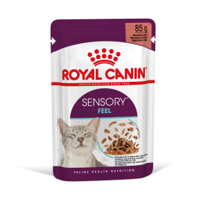 ROYAL CANIN Sensory Feel karma mokra - kawałki w sosie dla kotów dorosłych, pobudzająca percepcje tekstur 85g