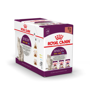 ROYAL CANIN Sensory Multipack (Smell, Taste, Feel) - kawałki w sosie dla kotów dorosłych 12x 85g