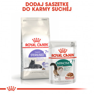 ROYAL CANIN Sterilised +7 karma sucha dla kotów dorosłych od 7 do 12 roku życia, sterylizowanych