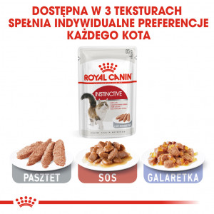 ROYAL CANIN Instinctive karma mokra w formie pasztetu dla kotów dorosłych, wybrednych