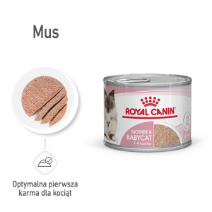 ROYAL CANIN Babycat Instinctive Mousse karma mokra – mus dla kociąt od odsadzenia do 4 miesiąca życia