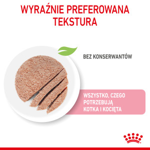 ROYAL CANIN Babycat Instinctive Mousse karma mokra – mus dla kociąt od odsadzenia do 4 miesiąca życia