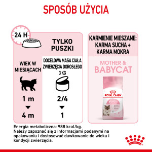 ROYAL CANIN Babycat Instinctive Mousse karma mokra – mus dla kociąt od odsadzenia do 4 miesiąca życia