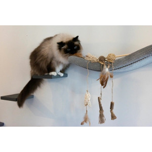 ZOLUX Zabawka dla kota ETHICAT wędka pompon z matatabi