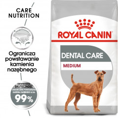 ROYAL CANIN CCN Medium Dental Care karma sucha dla psów dorosłych, ras średnich, redukująca powstawanie kamienia nazębnego