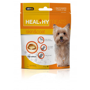 RECOSNACK Vetiq Przysmaki dla psów i szczeniąt zdrowa skóra i sierść Healthy Treats Skin & Coat For Dogs & Puppies 70g