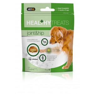 RECOSNACK Vetiq Przysmaki dla psów i szczeniąt Zdrowe stawy i biodra Healthy Treats Joint & Hip for Dogs & Puppies 70g