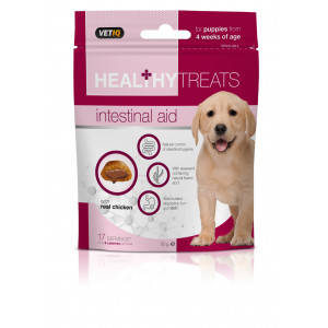 RECOSNACK Vetiq Przysmaki dla szczeniąt wsparcie układu pokarmowego Healthy Treats Intestinal Aid For Puppies 50g