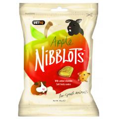 RECOSNACK Vetiq Przysmaki dla gryzoni Jabłko Nibblots For Small Animals Apple 30g
