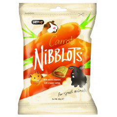 RECOSNACK Vetiq Przysmaki dla gryzoni Marchew Nibblots For Small Animals Carrot 30g