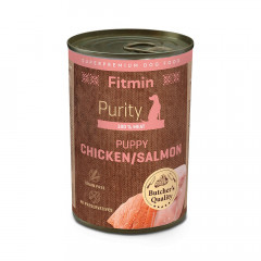 FITMIN Dog Purity Tin Puppy Chicken / Salmon 400g