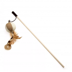 COMFY Zabawka Gaia wędka z piłką i dzwonkiem 40 cm