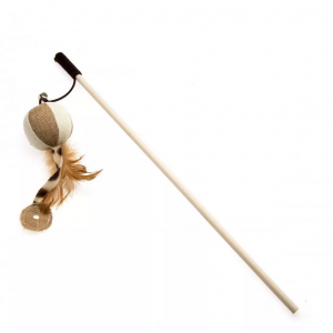 COMFY Zabawka GAIA wędka z piłką i dzwoneczkiem - 40 cm
