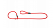 DINGO Smycz zaciskowa z linki Snake z regulowaną obrożą (1,2 cm x dł. 170 cm) - czerwony