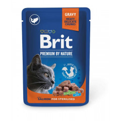 BRIT PREMIUM CAT Łosoś dla kotów wysterylizowanych 100g