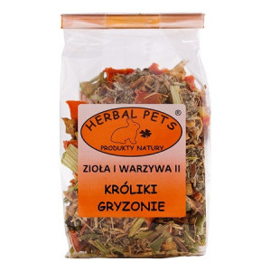 HERBAL PETS Zioła i warzywa II - gryzonie, króliki 50g