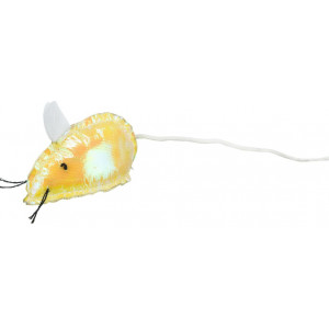TRIXIE Myszka błyszcząca - zabawka dla kota z kocimiętką 7 cm
