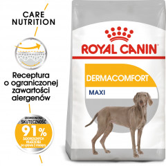 ROYAL CANIN Maxi Dermacomfort karma sucha dla psów dorosłych, ras dużych, o wrażliwej skórze, skłonnej do podrażnień