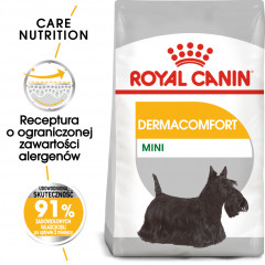 ROYAL CANIN Mini Dermacomfort karma sucha dla psów dorosłych, ras małych, o wrażliwej skórze, skłonnej do podrażnień