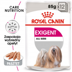 ROYAL CANIN CCN Mini Exigent karma mokra - pasztet dla psów dorosłych ras małych, wybrednych