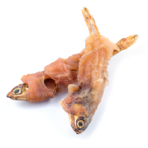 MACED Przysmak małego psa - Suszona rybka z kurczakiem 60g