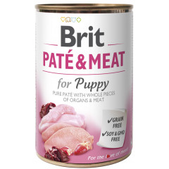 BRIT Paté & Meat Chicken & Turkey For Puppy