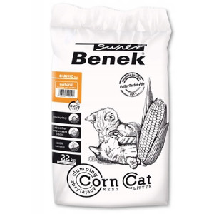 SUPER BENEK Corn Cat - Żwirek kukurydziany Naturalny