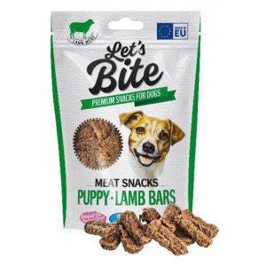 Let's Bite Meat Snacks Puppy Lamb Bars 80g