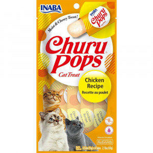 INABA CAT CHURU POPS CHICKEN 4x15g (60g)