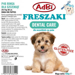 ADBI Freszaki Dental Care - Ringa dla szczeniąt 30 szt. 