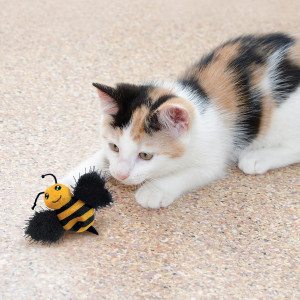 KONG Cat Better Buzz Bee - zabawka pszczółka z kocimiętką