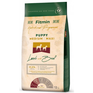 FITMIN Medium Maxi Puppy Lamb and Beef
