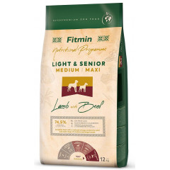FITMIN Medium Maxi Light Senior Lamb and Beef 12kg