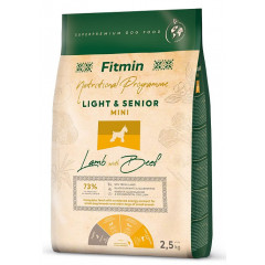 FITMIN Mini Light Senior Lamb and Beef 2,5kg