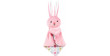 ZOLUX Zabawka pluszowa dla szczeniaka Tiny przytulanka 19cm - różowa