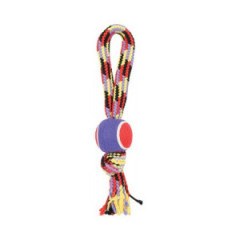 ZOLUX Zabawka ze sznura z piłką tenisową - uchwyt 40 cm