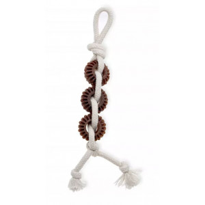 ECOMFY Zabawka Dental Toother Eco Woody 30 cm - 3 elementy