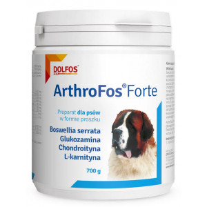 DOLFOS Arthrofos Forte - proszek dla psów z glukozaminą i chondroityną oraz czarcim pazurem