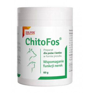 DOLFOS Chitofos - Suplement diety dla psów i kotów wspomagający funkcje nerek