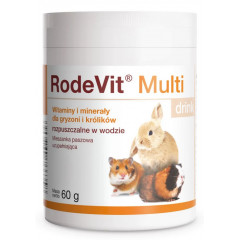 DOLFOS RodeVit Multi drink - Witaminy i minerały dla gryzoni i królików rozpuszczalne w wodzie 60g