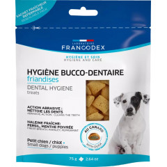 FRANCODEX Przysmak do higieny jamy ustnej o smaku kaczki dla szczeniąt i małych psów 75g