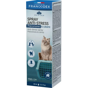FRANCODEX Spray antystresowy z feromonami i kocimiętką 60ml