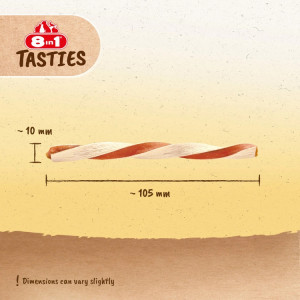 8in1 Przysmak Tasties Twisters 85g